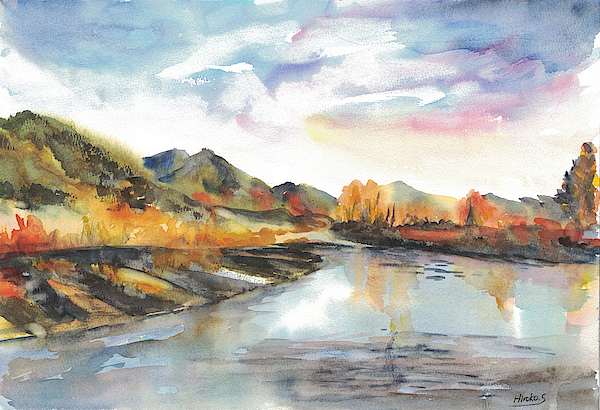 Autumn River by Hiroko Stumpf Autumn River by Hiroko Stumpf